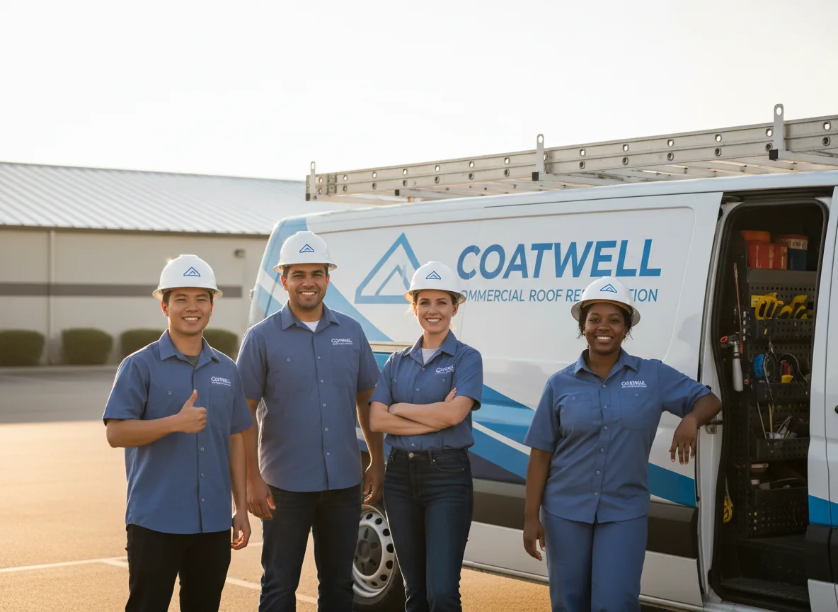 Commercial roof coating company in Yolo, CA